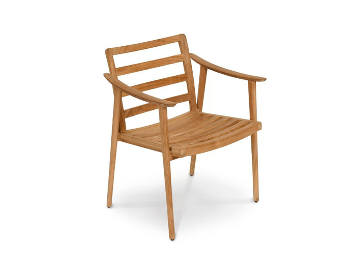 KENO - Teak garden chair with armrests _ Fischer Möbel